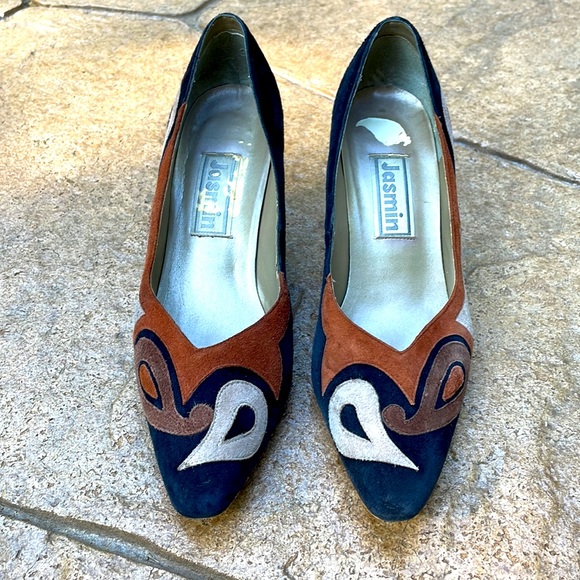 Vintage Jasmin Suede Pumps GOOD condition - Picture 3 of 7